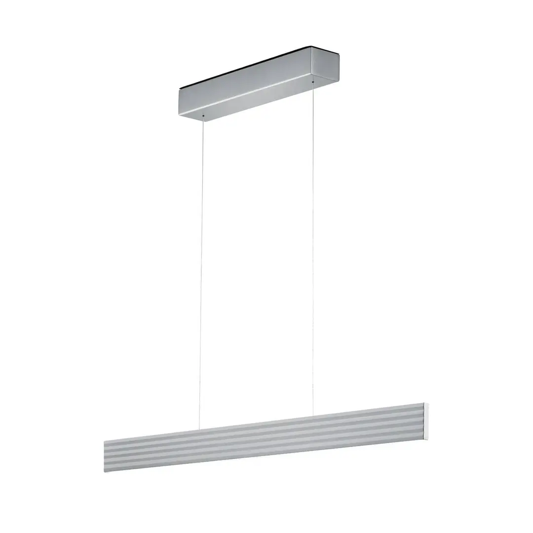 Knapstein LED-Hängeleuchte Fara, up/down, Länge 92cm nickel