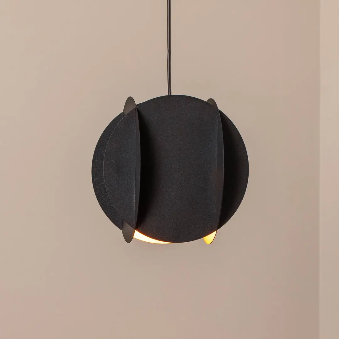 Opviq Hängeleuchte Corner, schwarz, 25 x 25 cm, Metall, E27