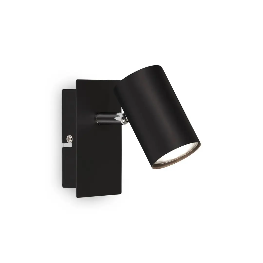 Briloner Wandleuchte Isil A, schwarz, 1-flammig, Metall, drehbar