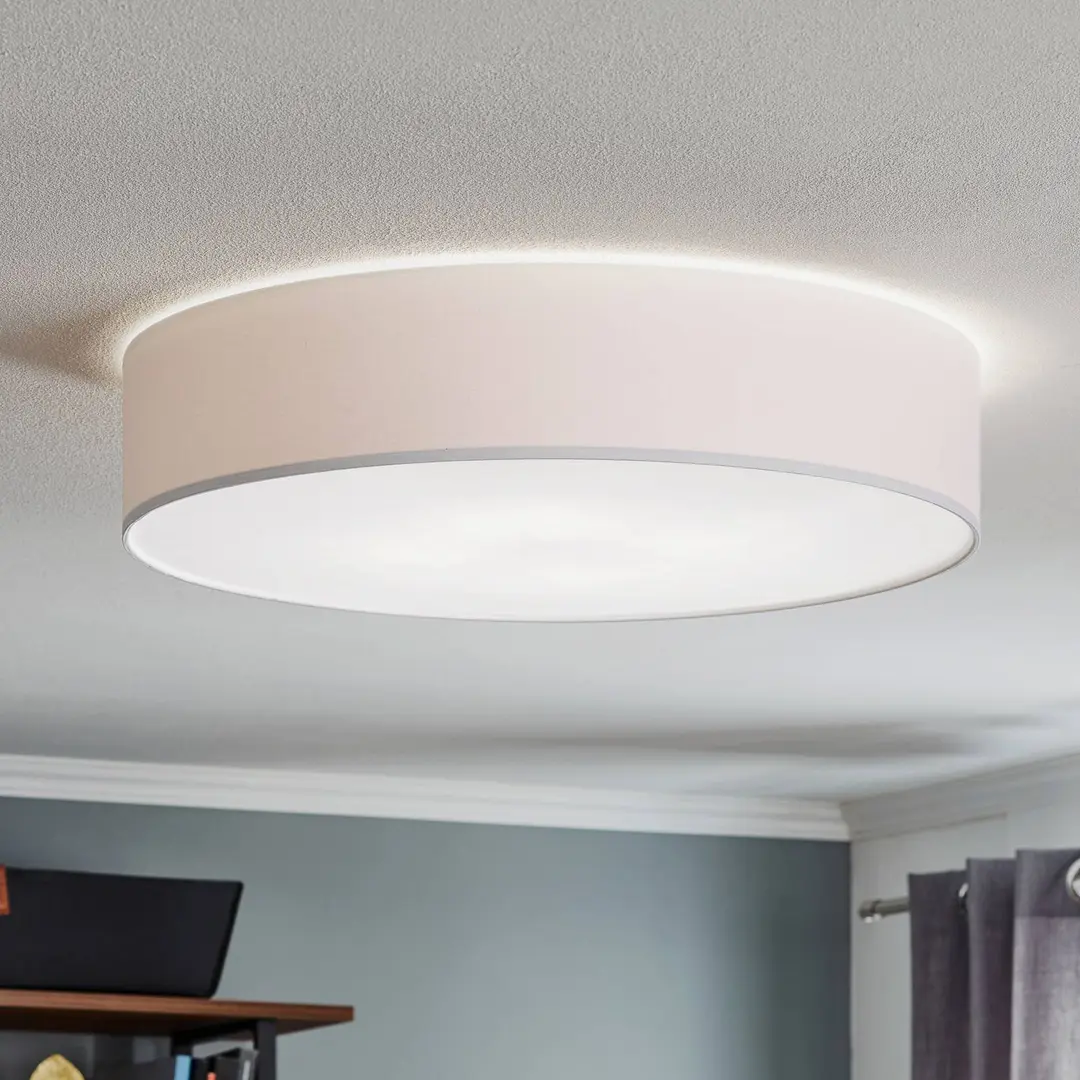 TK Lighting Deckenleuchte Rondo, weiß Ø 60cm