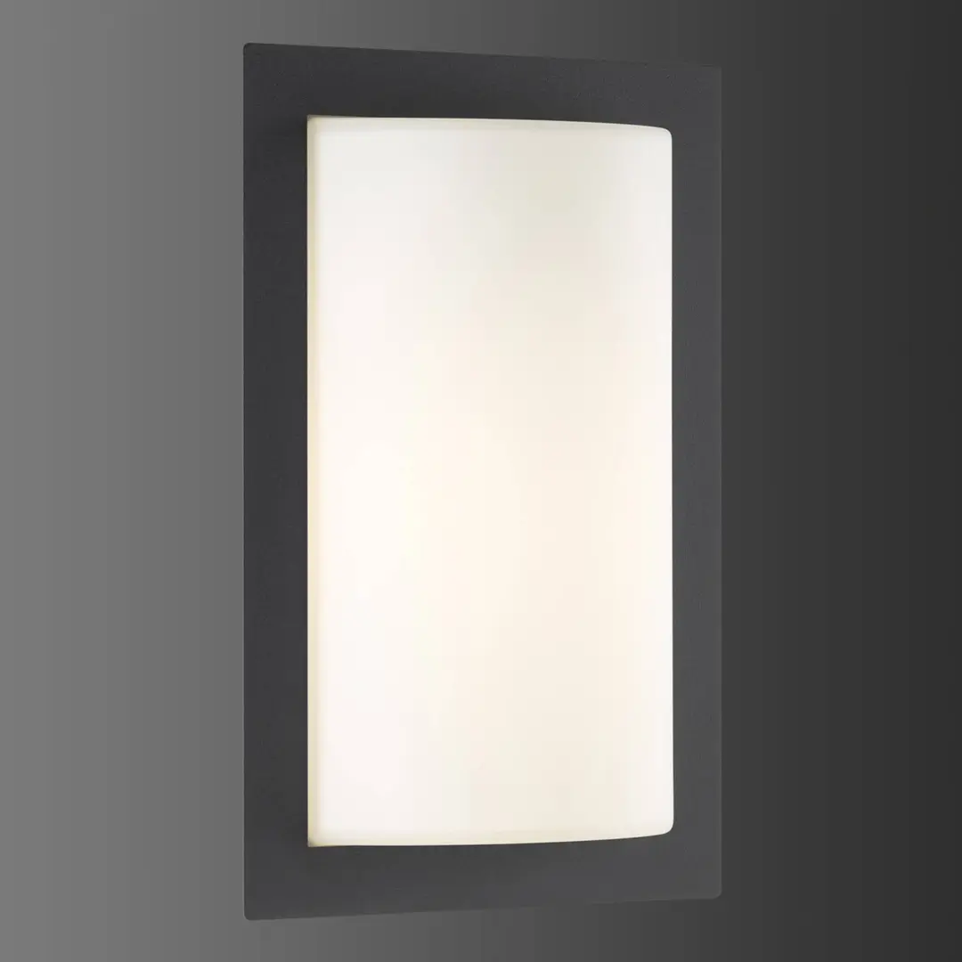 LCD LED-Außenwandleuchte Luis, graphit, Bewegungsmelder