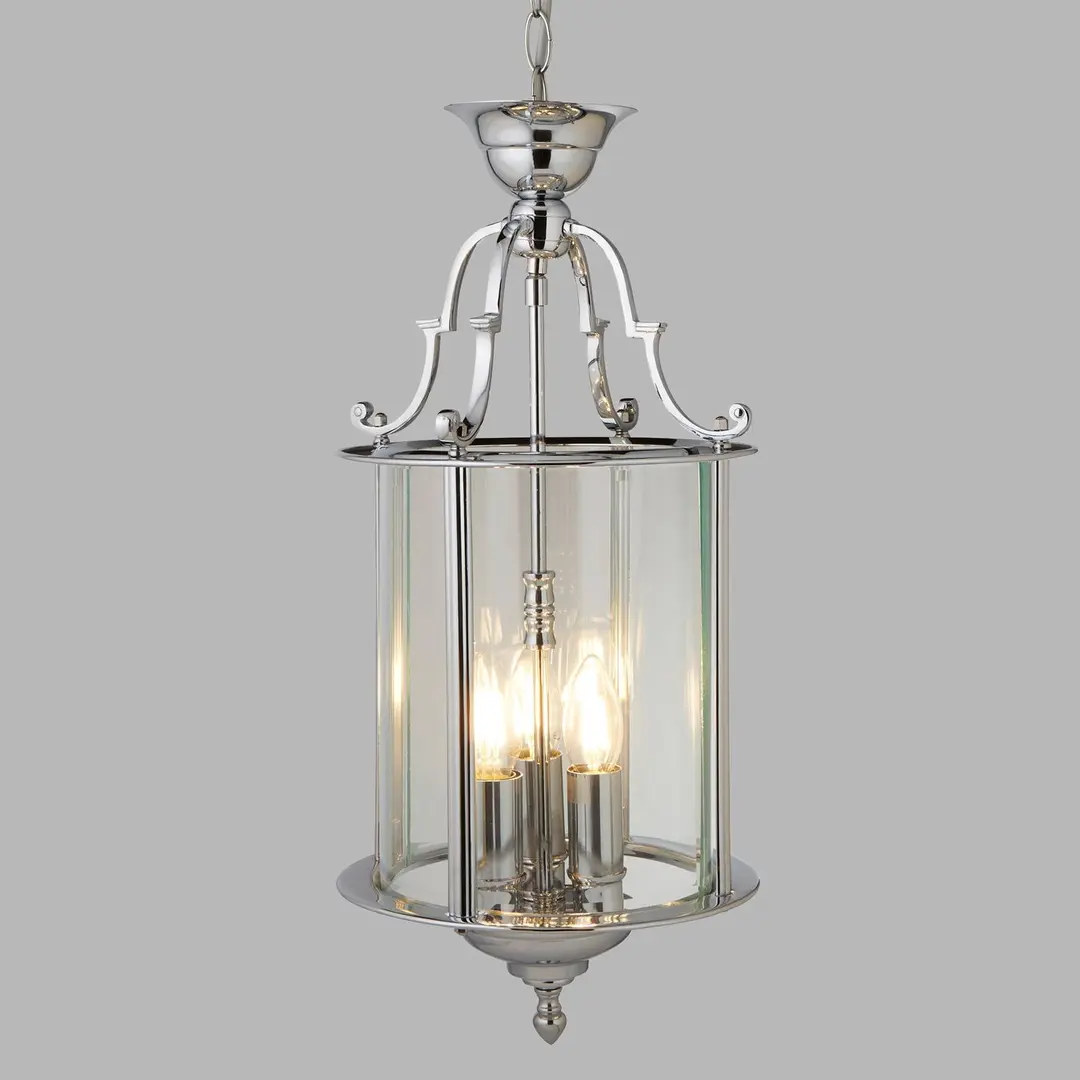 Searchlight Hängeleuchte Bevelled Lantern, Glas, chrom