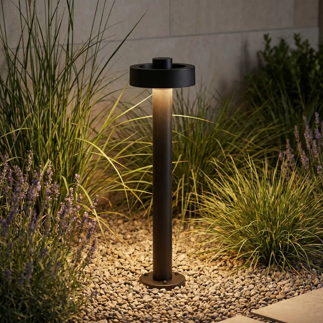 Lucande LED-Wegeleuchte Nirella, 60 cm, schwarz, CCT, IP65