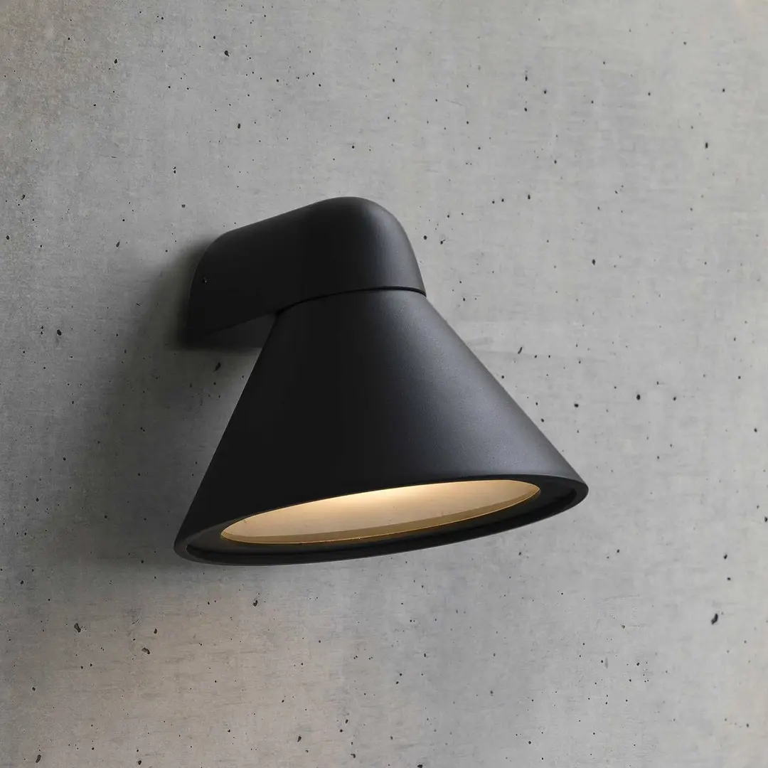 FARO BARCELONA Außenwandleuchte Pals, IP65 dunkelgrau