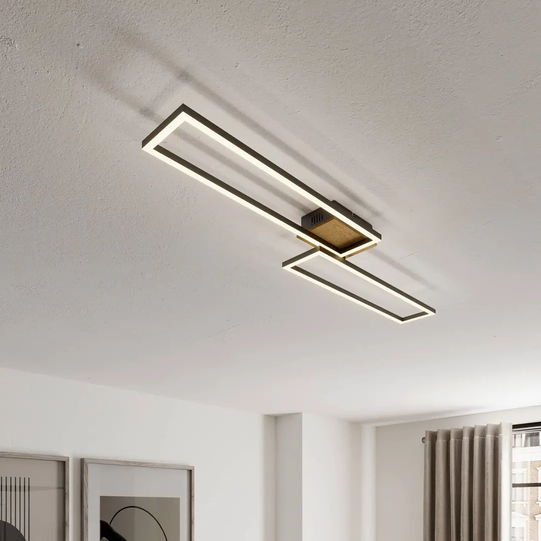Briloner LED-Deckenleuchte Frame, Fernbedienung