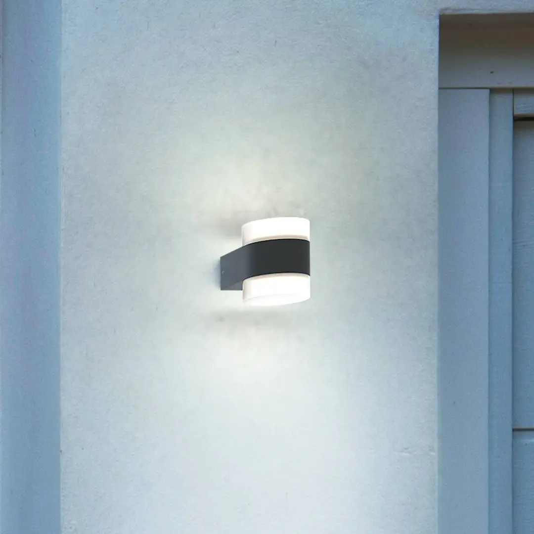 OSRAM LED-Außenwandlampe ENDURA STYLE PUCK, dunkelgrau, IP44