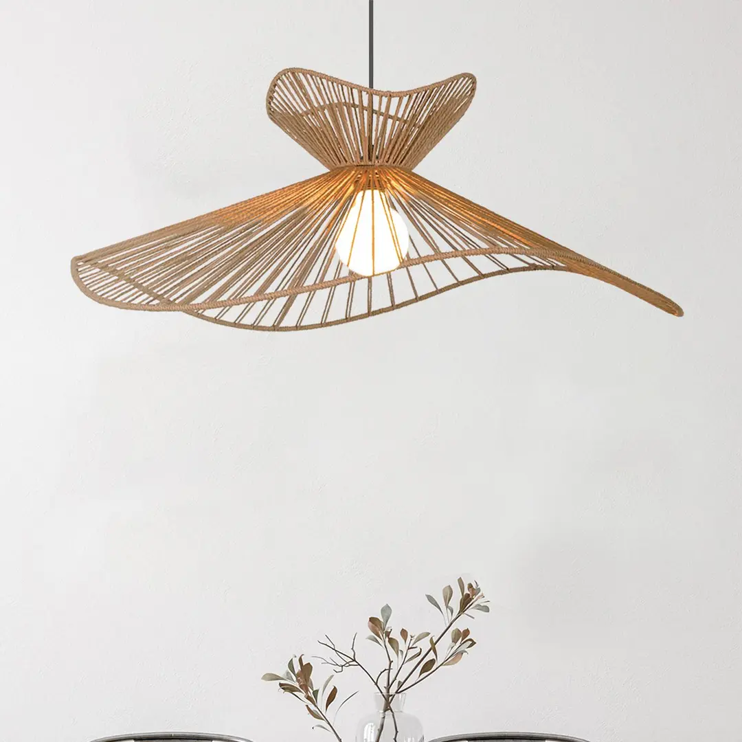 COREP Pendellampe Sahara, naturfarben, Höhe 30 cm, Papier