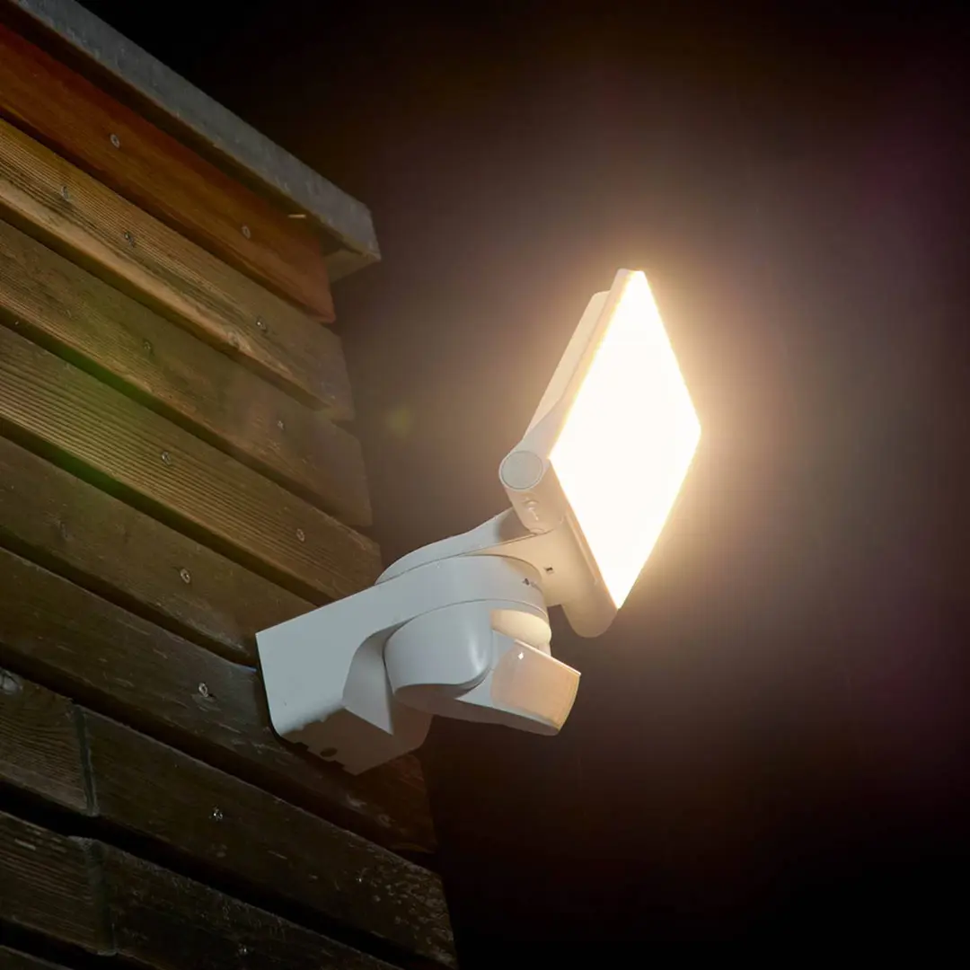 STEINEL Sensor-Außenstrahler XLED Home 2 S, weiß, IP44