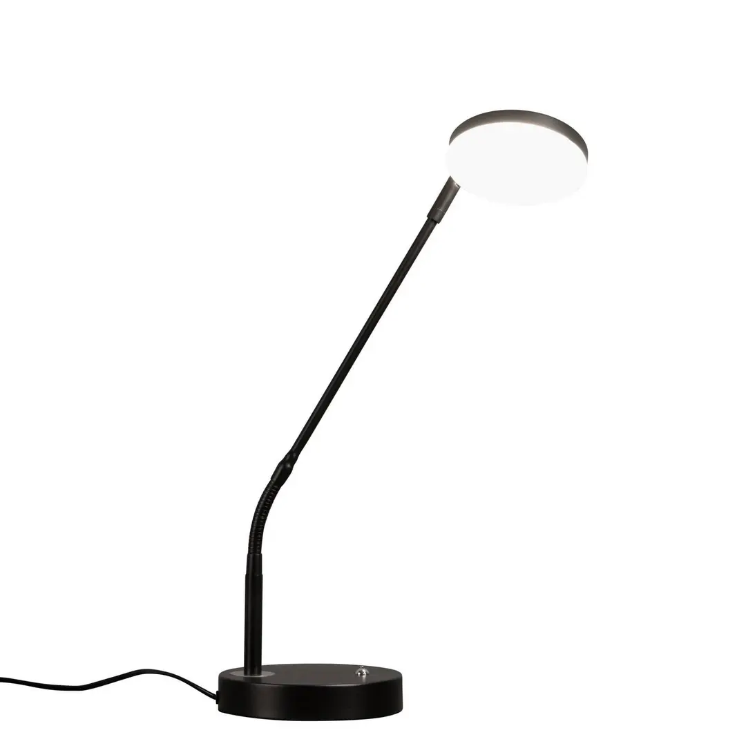 FISCHER & HONSEL LED-Tischlampe Sorento, sandschwarz, Höhe 48 cm, CCT dimmbar