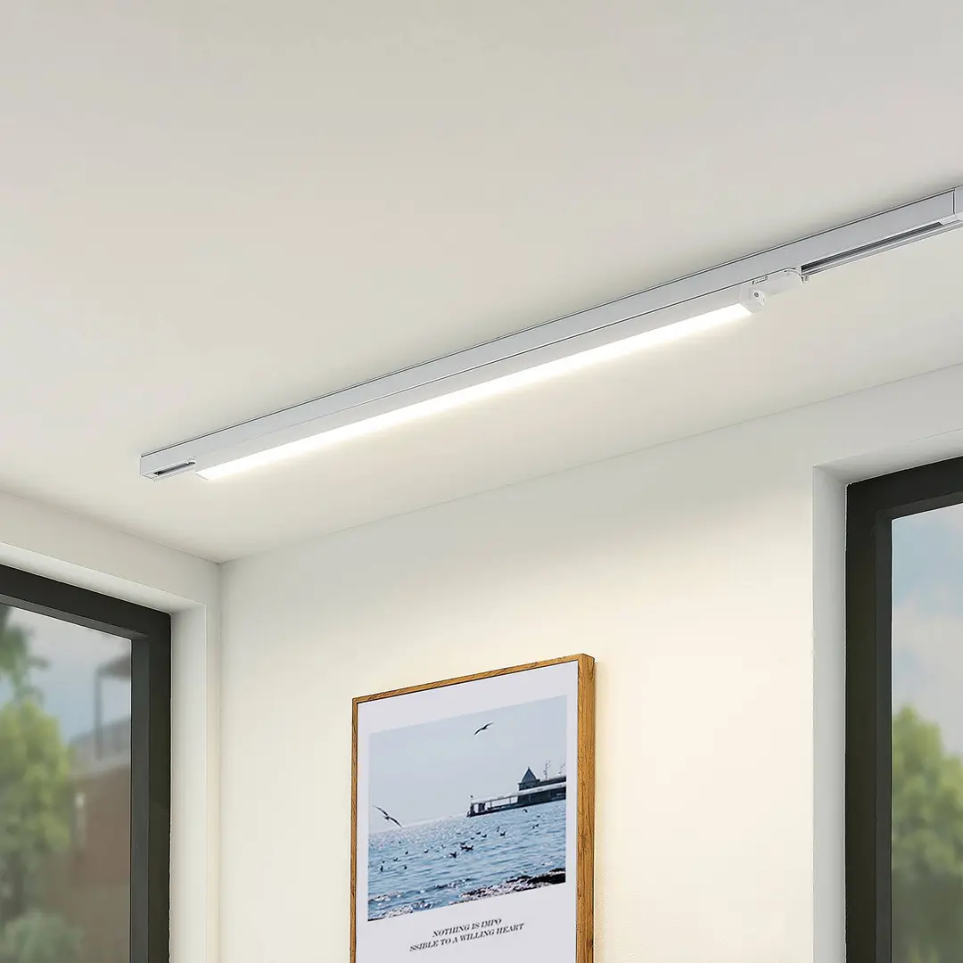 Arcchio LED-Schienenleuchte Harlow, weiß, 109 cm, 4.000 K
