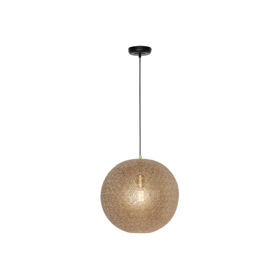 Freelight Hängelampe Oronero/Oro, Ø 40 cm, goldfarben, Metall