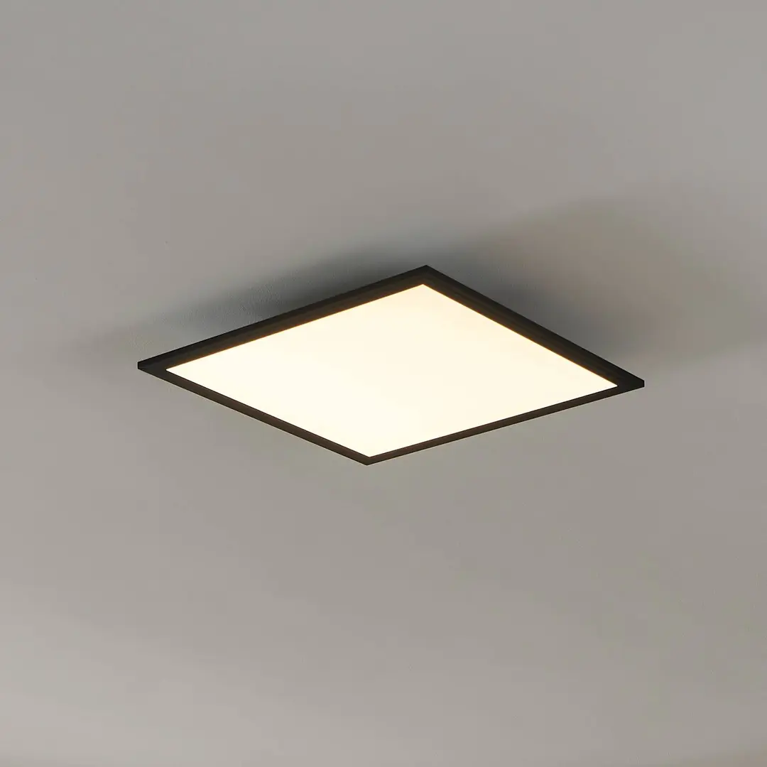 EGLO connect CCT Deckenlampe 45x45cm schwarz