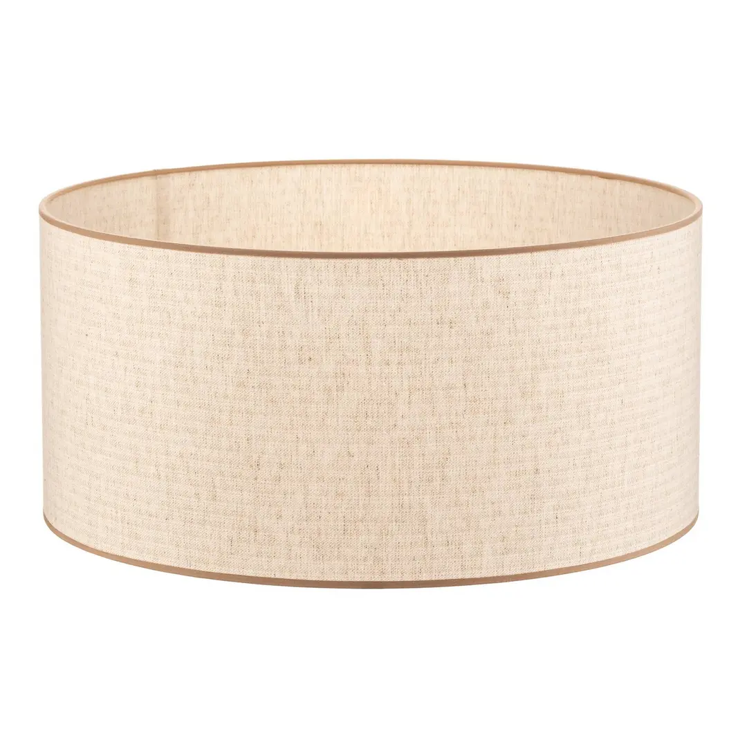 Duolla Lampenschirm Roller, ecru, Jute, Ø 50cm, Höhe 24cm