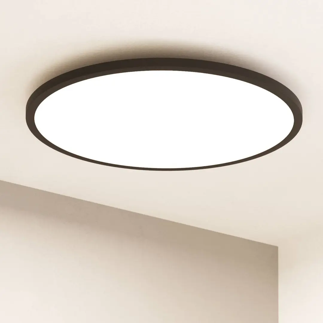 EGLO connect Sarsina-Z Deckenlampe schwarz Ø60cm