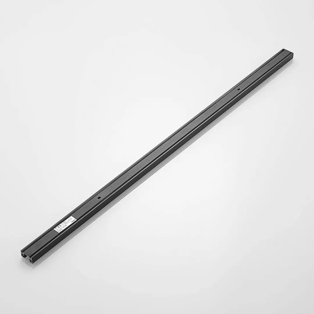 Lindby Stromschiene Linaro, 1 m, schwarz, 1-Phasen-System