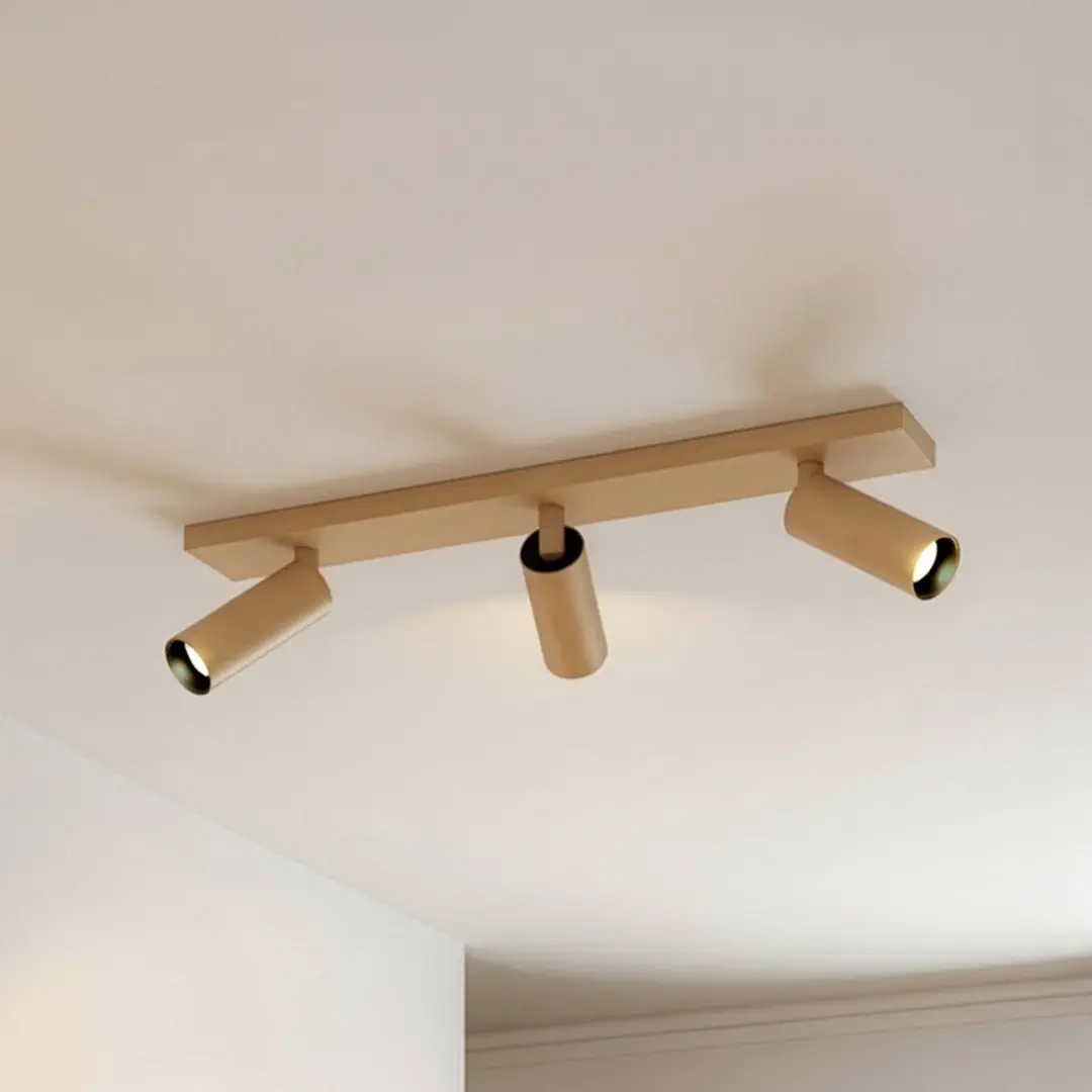 Arcchio Deckenspot Brinja Slim, coffee, 3-flg., GU10 MR11