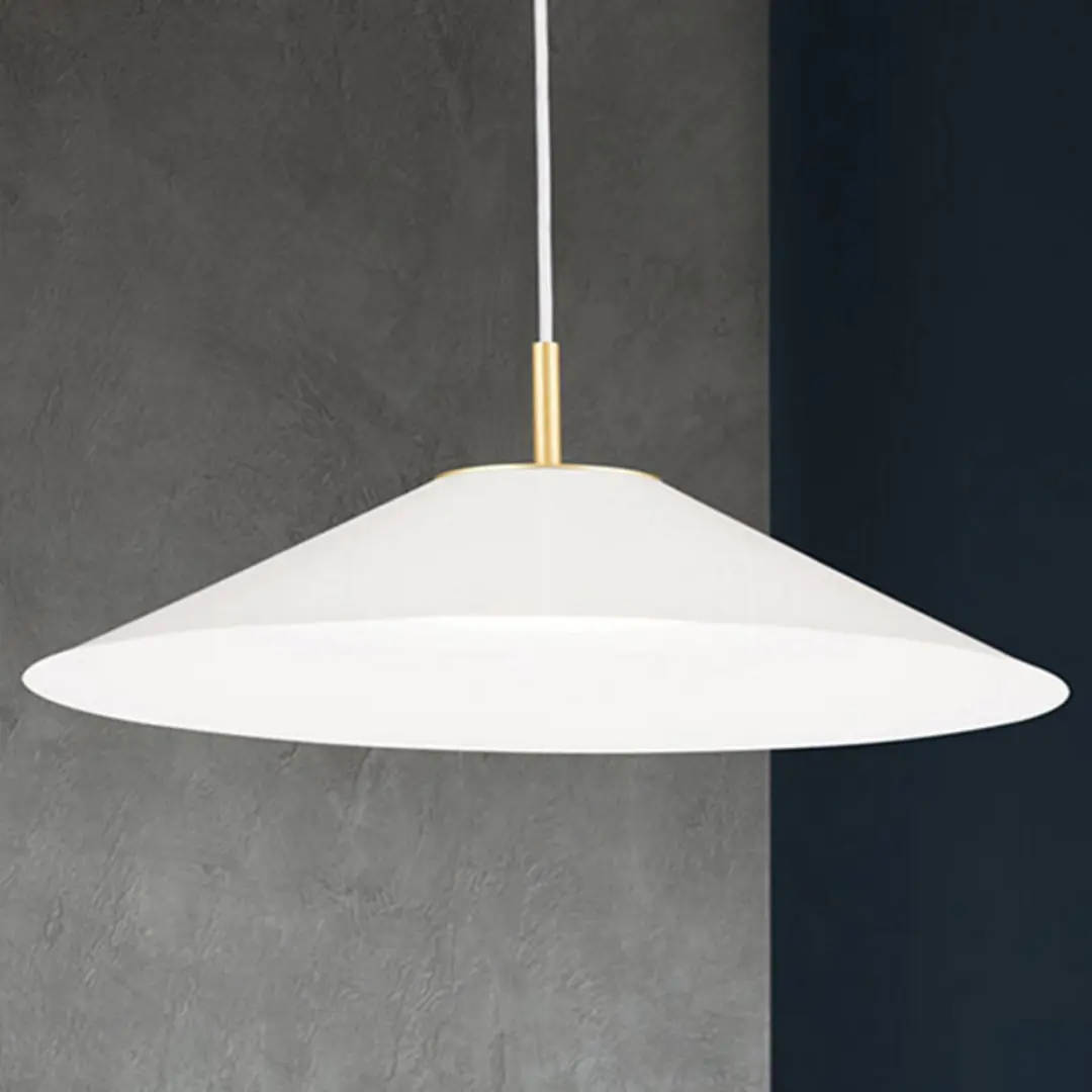 Orion LED-Pendelleuchte Gourmet, Schirm weiß