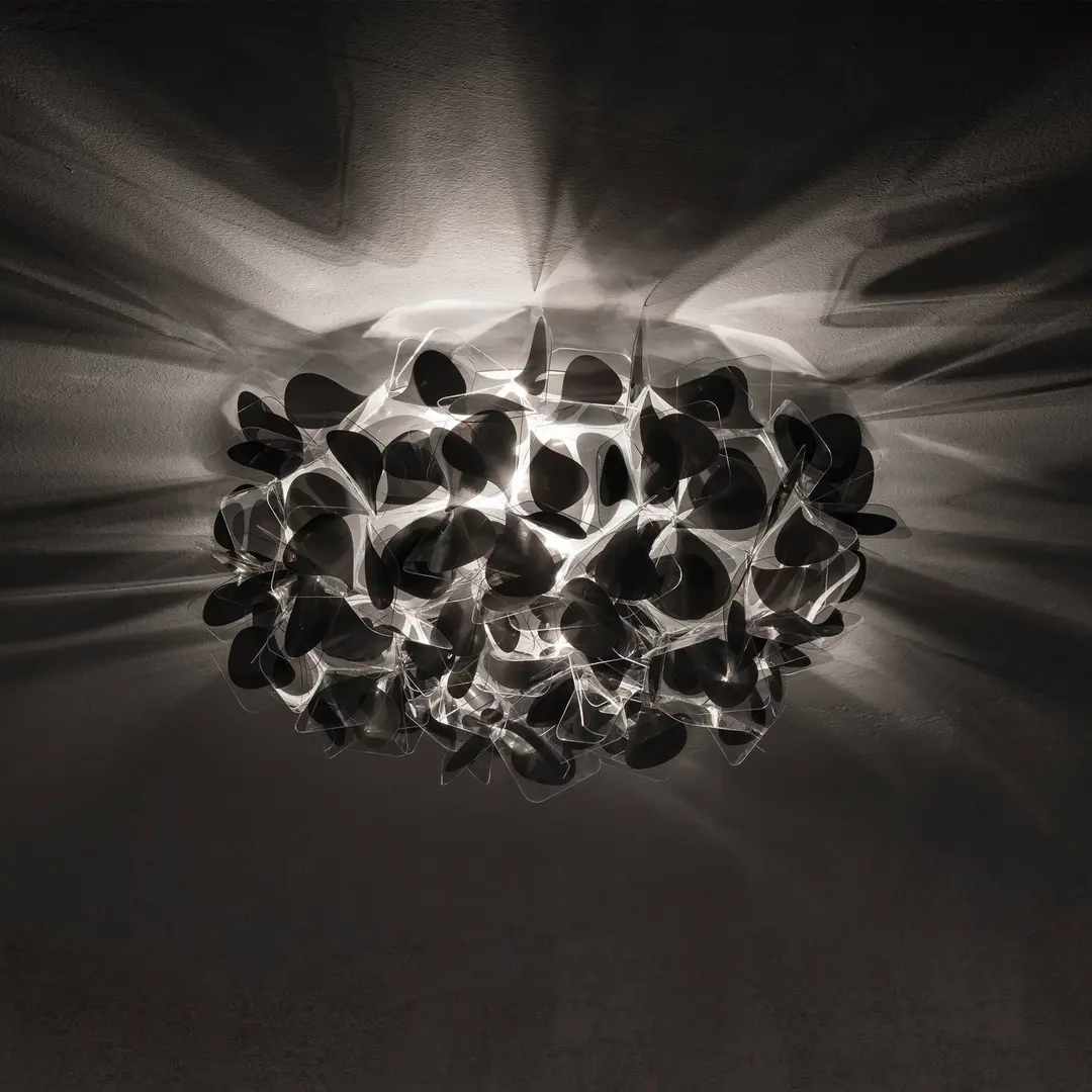Slamp Clizia Mama Non Mama Wandlampe, schwarz, Ø53cm