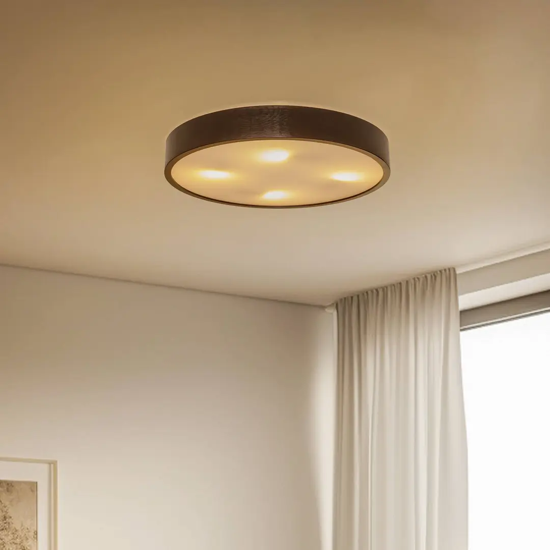 Lamkur Deckenlampe Kerio, Ø 57,5 cm, wenge