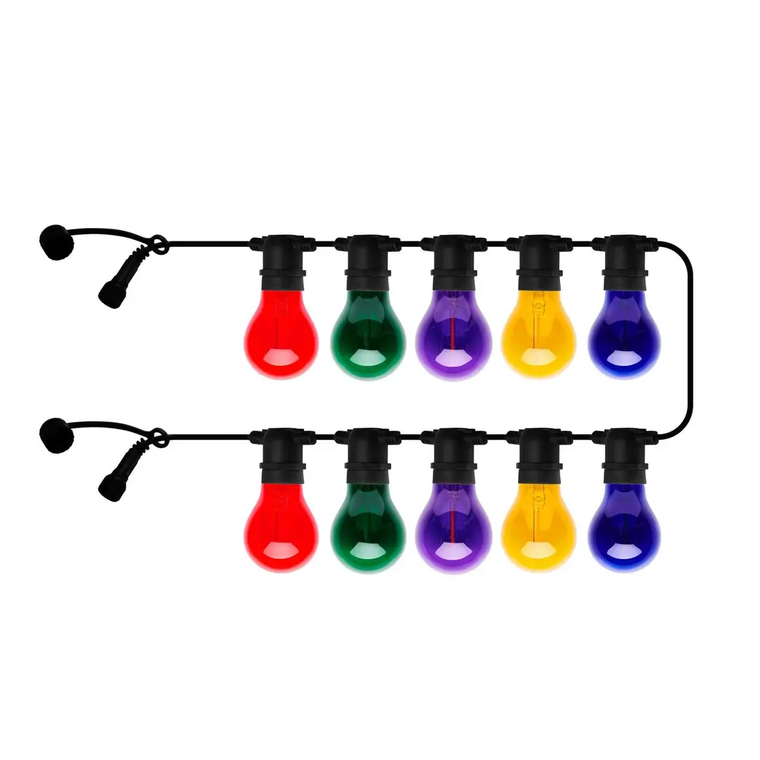 Sirius LED-Lichterkette Tobias, Erweiterung, multi, 10-fl. L. 4,5 m