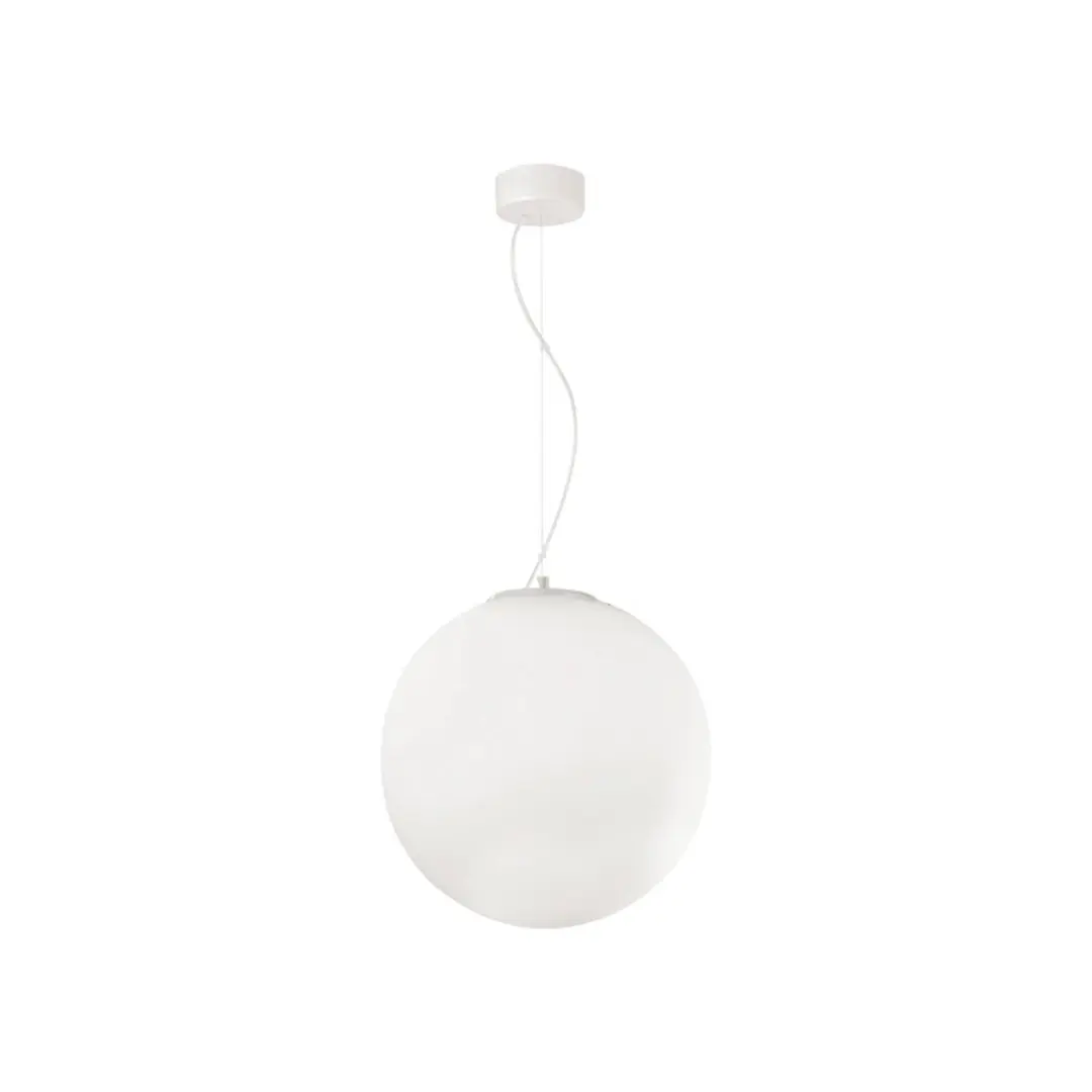 Ideal Lux Pendelleuchte Mapa, Ø 40 cm, Opalglas, Kugel