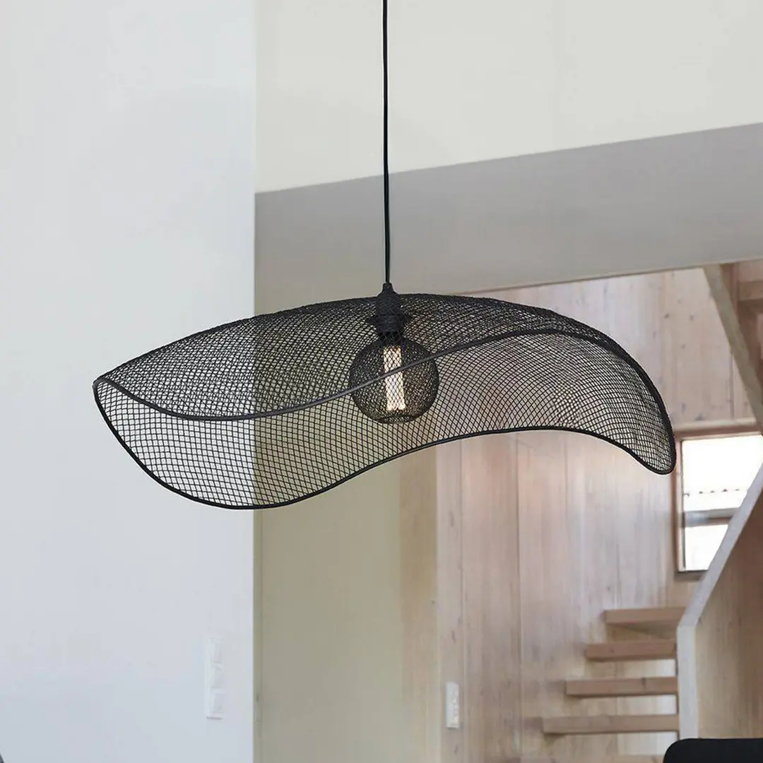 PR Home Hängeleuchte Vivi, Ø 79 cm, schwarz, Metall