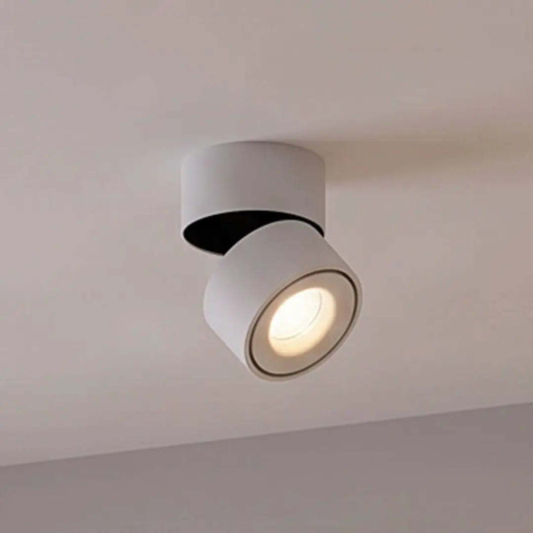 Arcchio LED-Deckenstrahler Rotari, weiß, 1-flg., 1987lm