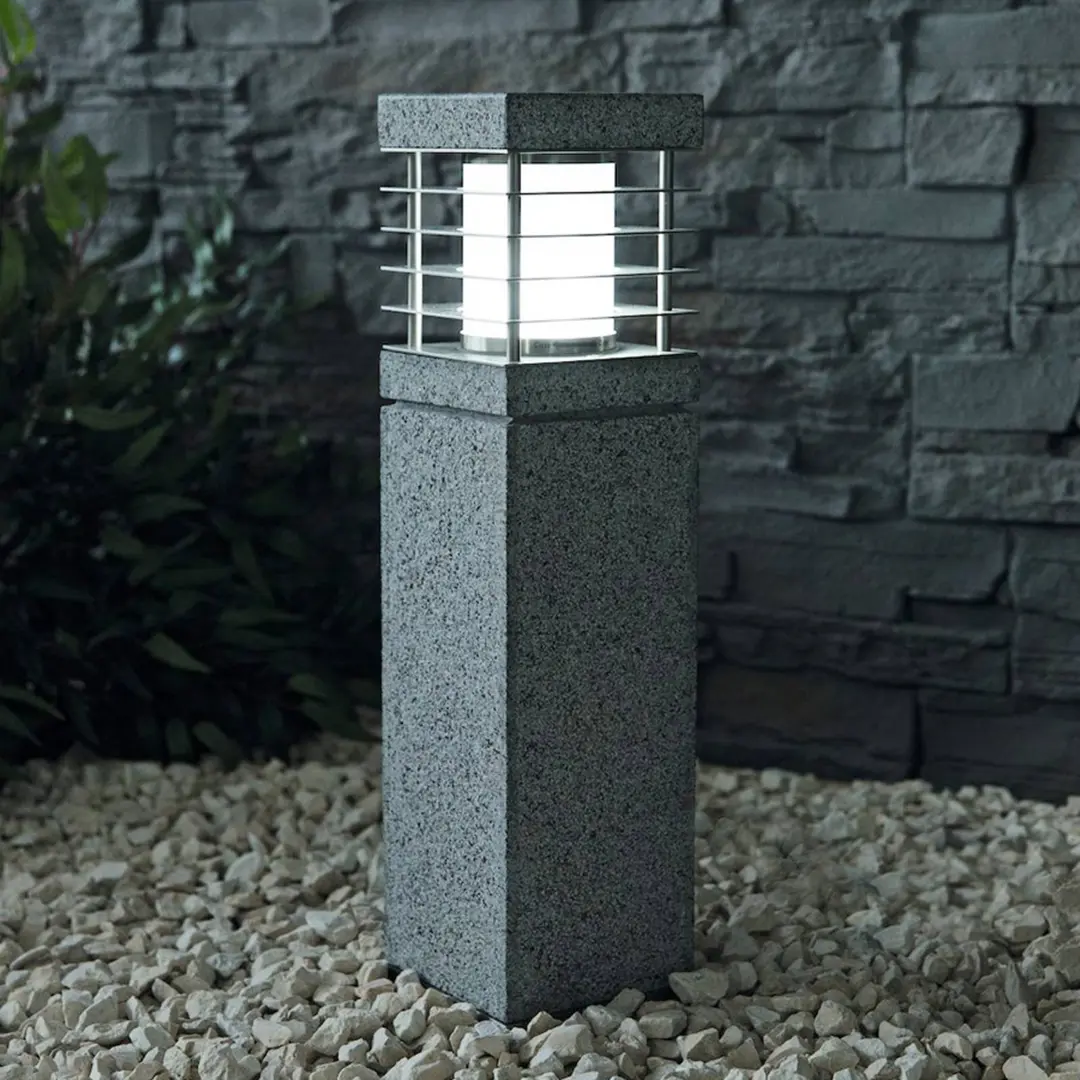 Heitronic Aus echtem Granit - Sockelleuchte La Mer