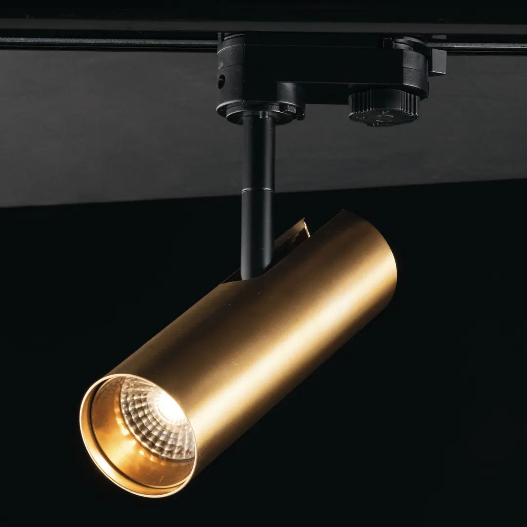 Eco-Light LED-Schienen-Strahler Rocket 7W 3.000K gold