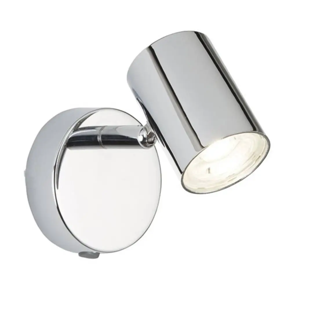 Searchlight LED-Wandstrahler Rollo, chrom mit Schalter
