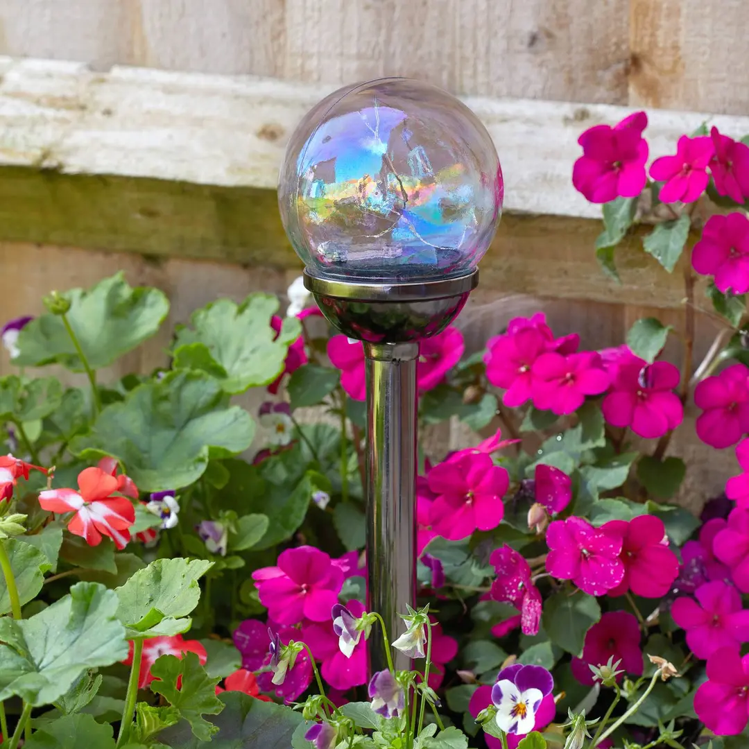 SMART GARDEN LED-Solar-Erdspießleuchte Firefly Opal, 4er Set, IP44