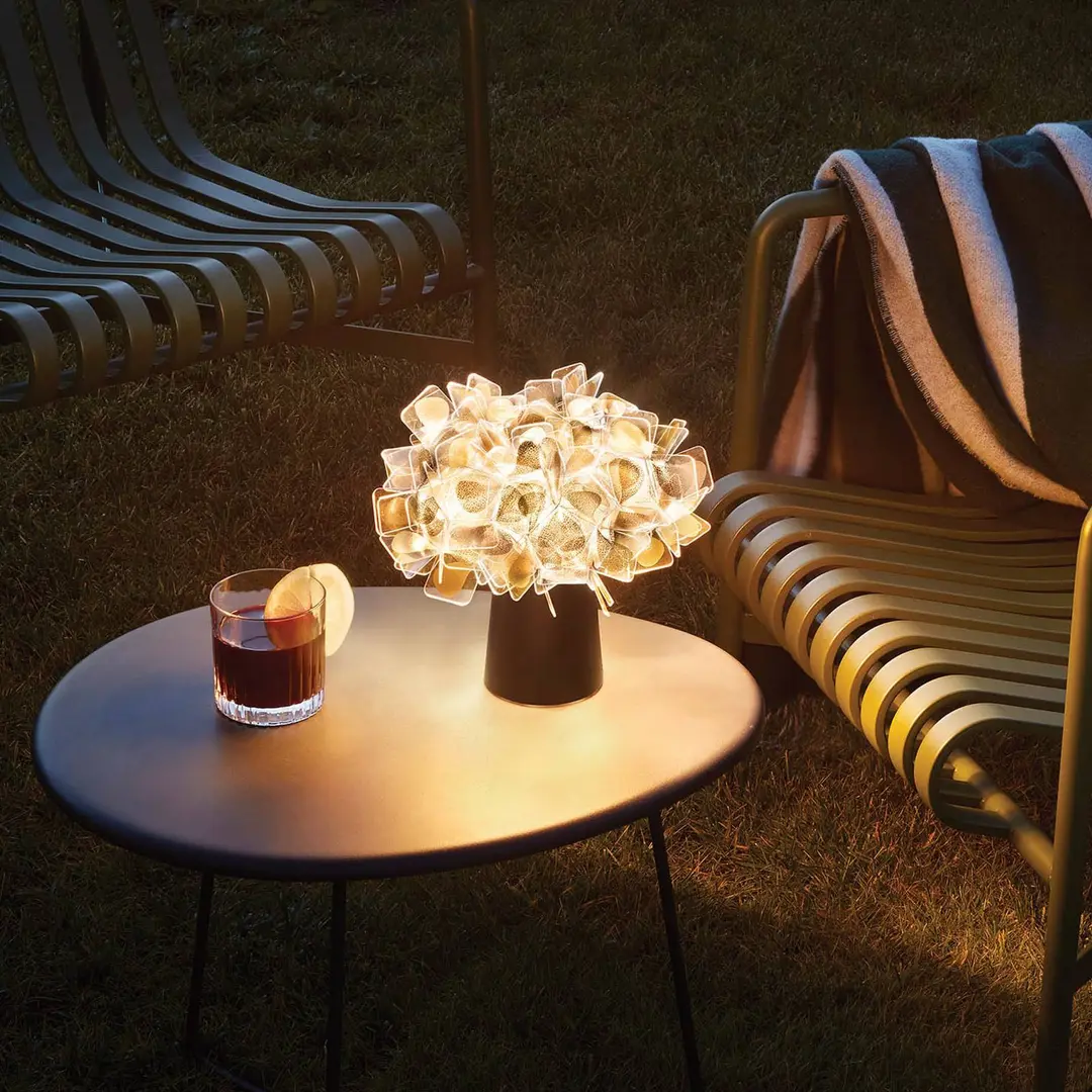Slamp LED-Akku-Tischlampe Clizia Mama Non Mama Gold/Black