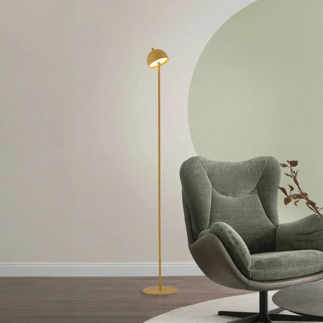 SCHÖNER WOHNEN LED-Akku-Stehlampe Bellis, Blütenzauber IP54