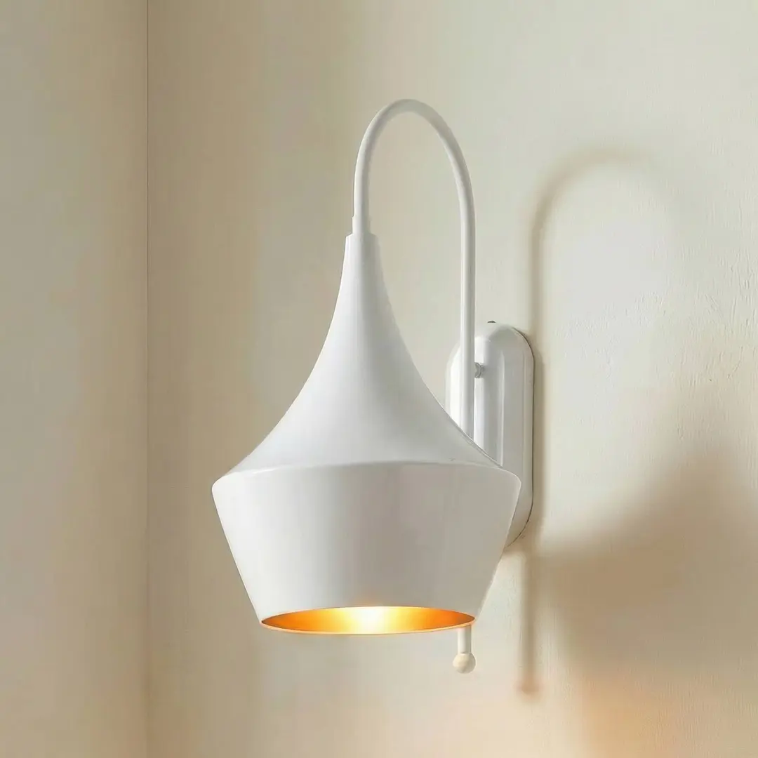 ROYALTECH Wandleuchte Olaf, weiß, Metall, Höhe 48 cm