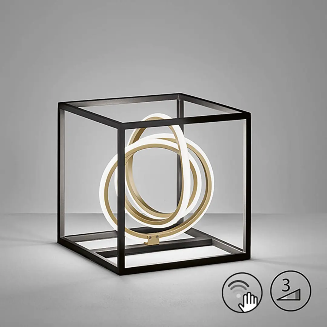 FISCHER & HONSEL LED-Tischleuchte Gisi, dreistufig dimmbar