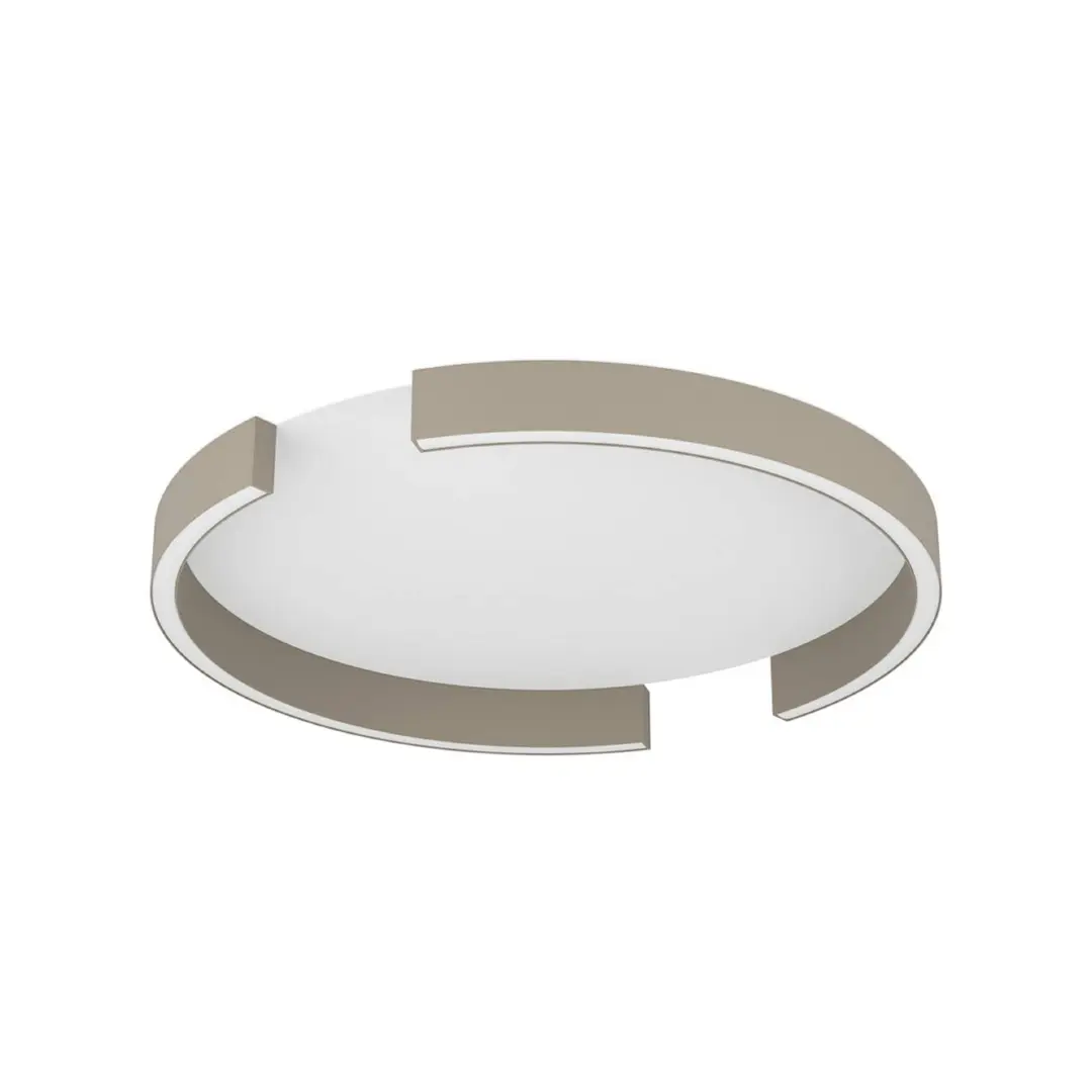 EGLO LED-Deckenlampe COPERTINO, beige, Ø 45 cm, Metall, CCT