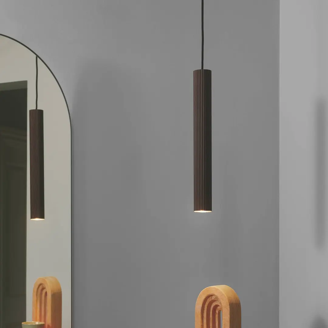 Nordlux Hängeleuchte Vico, Metallschirm, einflammig, braun metallic