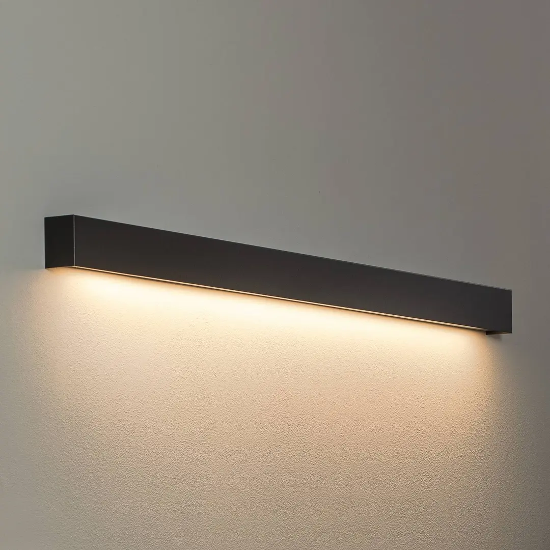 Nowodvorski Lighting Wandleuchte Straight L, 122 cm, schwarz