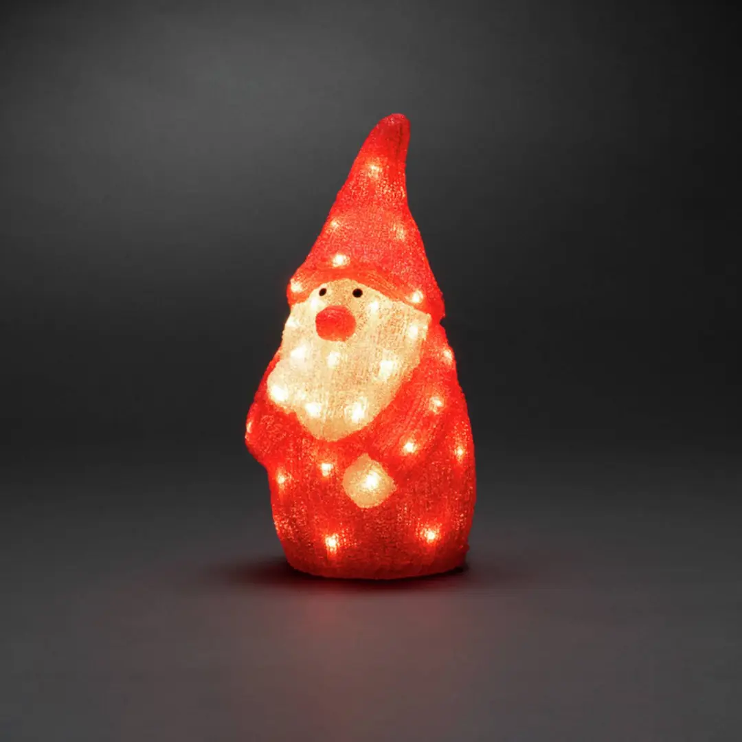 Konstsmide Christmas LED-Dekofigur Weihnachtsmann rot IP44 Höhe 38 cm