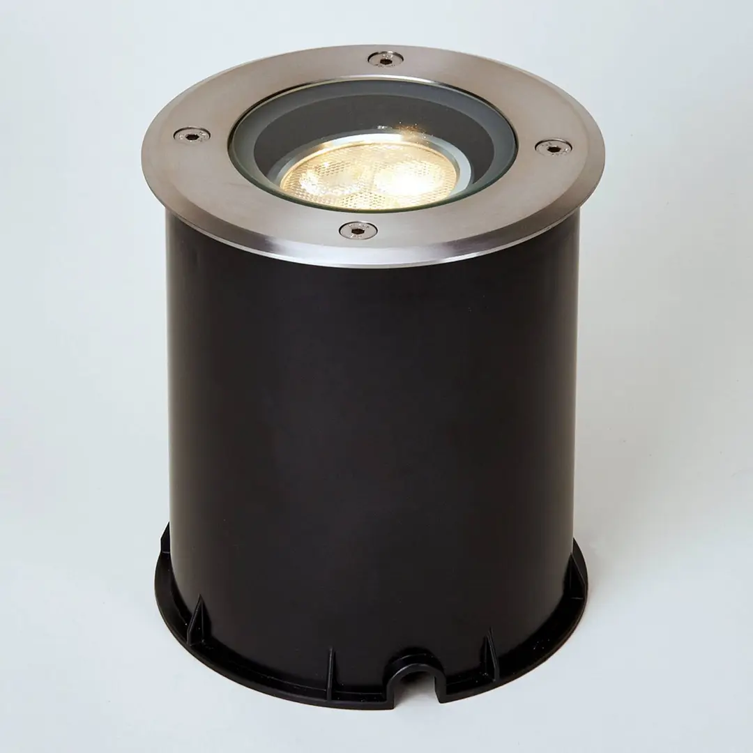 Lucande LED-Bodeneinbauleuchte Jos, rund, schwenkbar, IP67