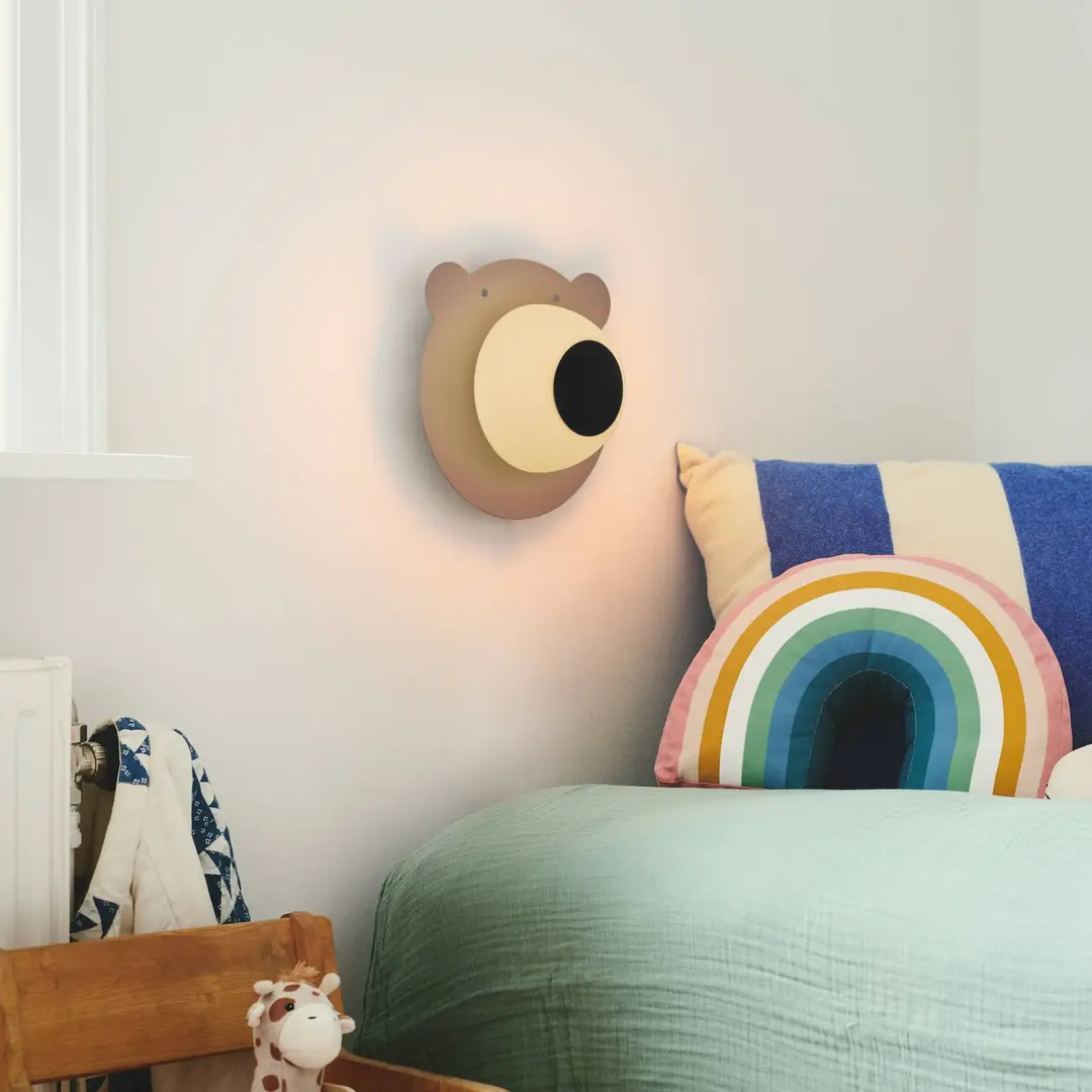 Nordlux Wandleuchte Bruna Bear mit Kabel und Stecker