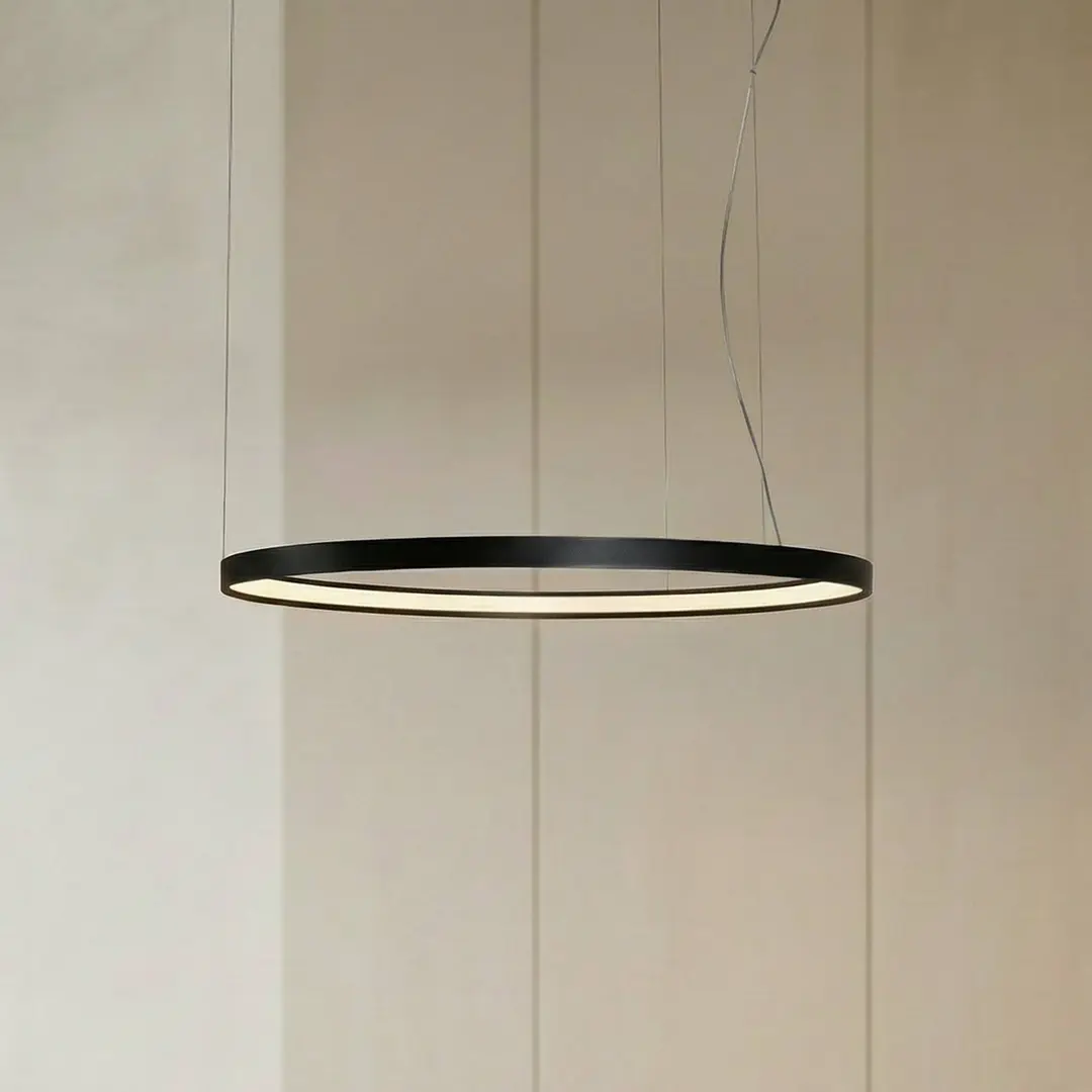 SOLLUX LIGHTING LED-Hängeleuchte Rio 110 waagerecht 3.000K schwarz