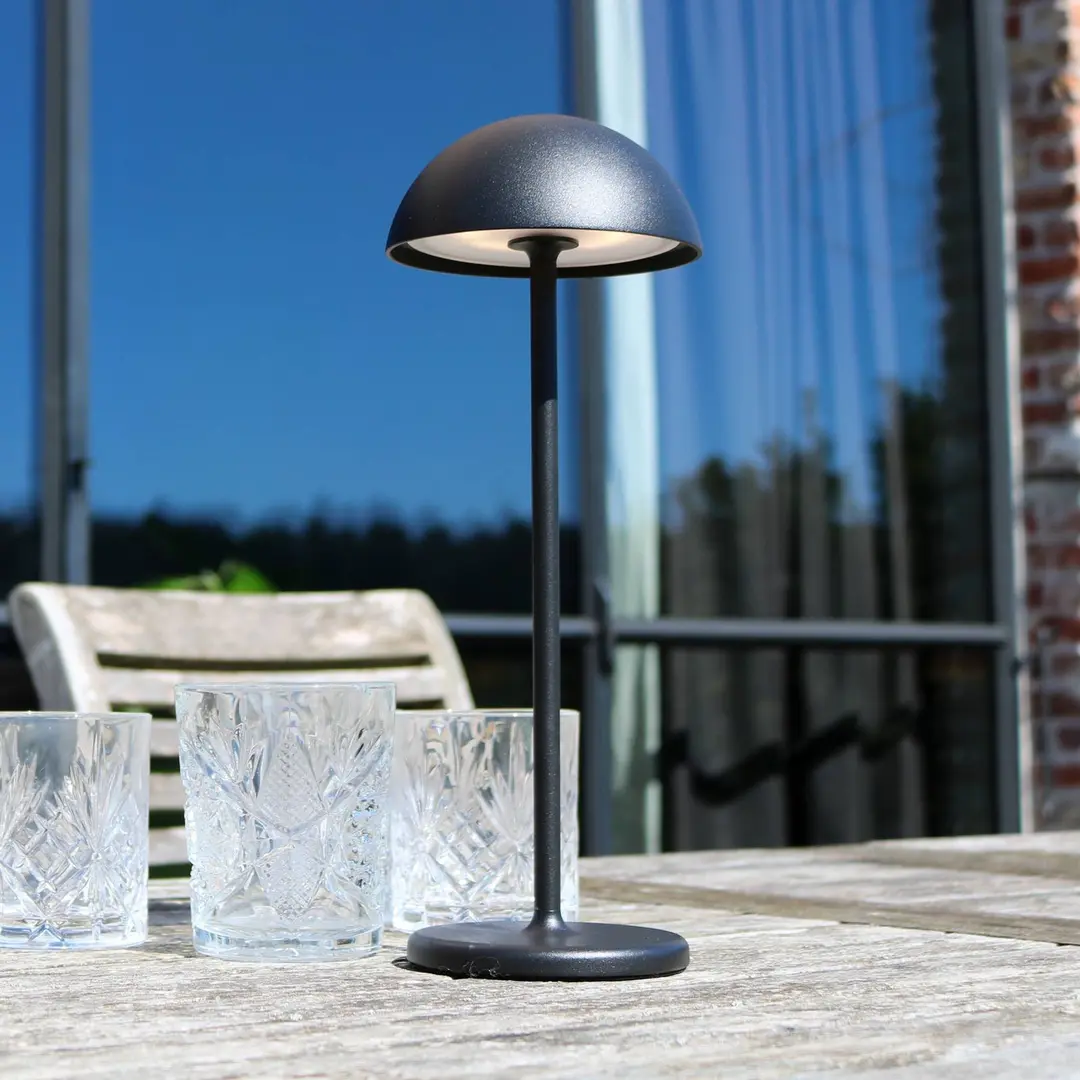 Lucide LED-Außentischleuchte Joy, Akku, dimmbar, schwarz