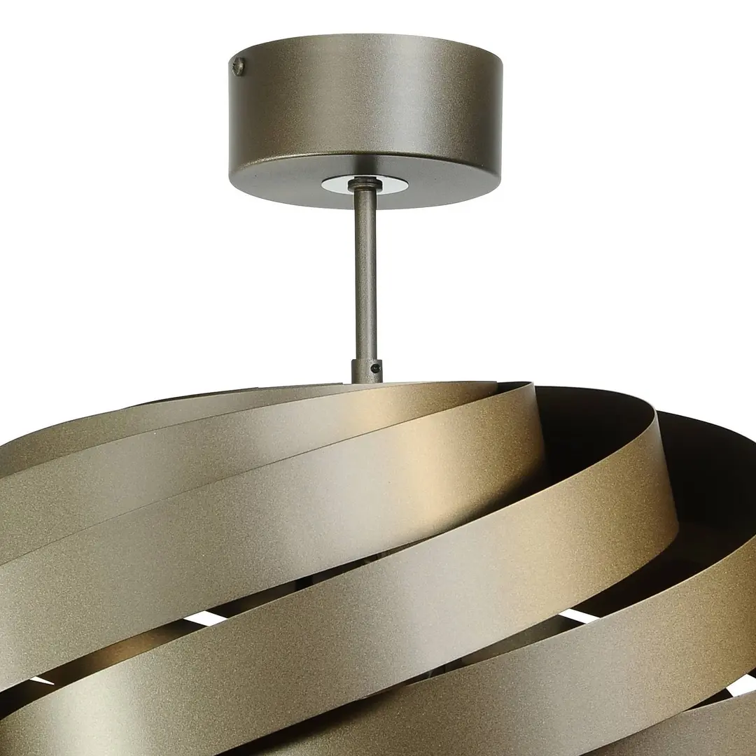 Domiluce Deckenleuchte Vento, kaffeebraun, Ø 60 cm