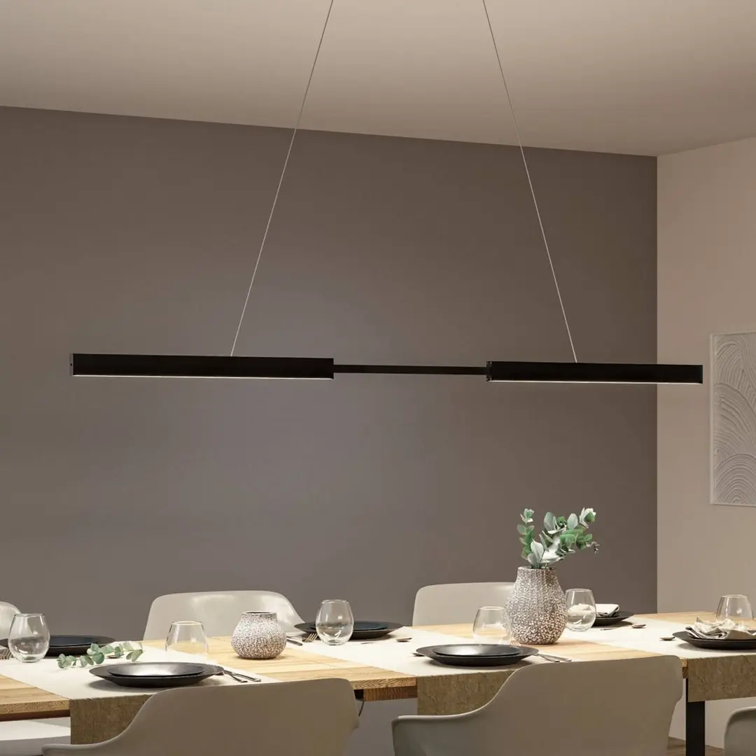 Paulmann LED-Hängelampe Aptare, schwarz, Sensor, dimmbar