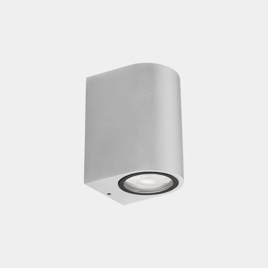 LEDS-C4 Außenwandlampe Eko Single, weiß, Breite 7 cm, Alu