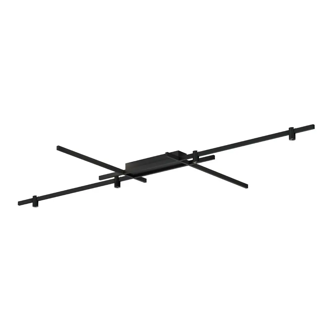 Wever & Ducré Lighting WEVER & DUCRÉ LED-Deckenlampe Trace Grid 2.0 schwarz 927