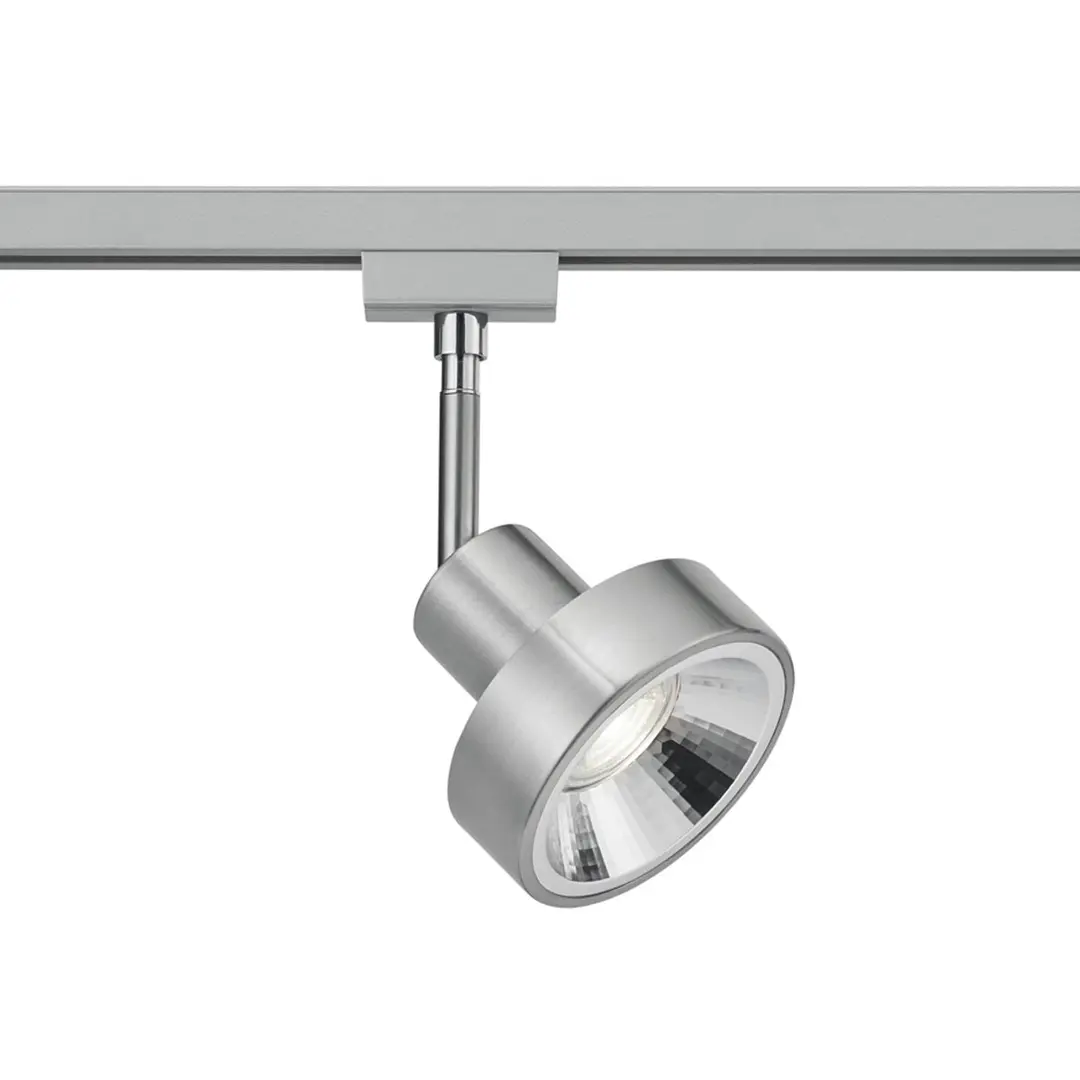 Trio Lighting Schienenspot DUOline 780701, Ø 11 cm, nickel, 2-Phasen, GU10