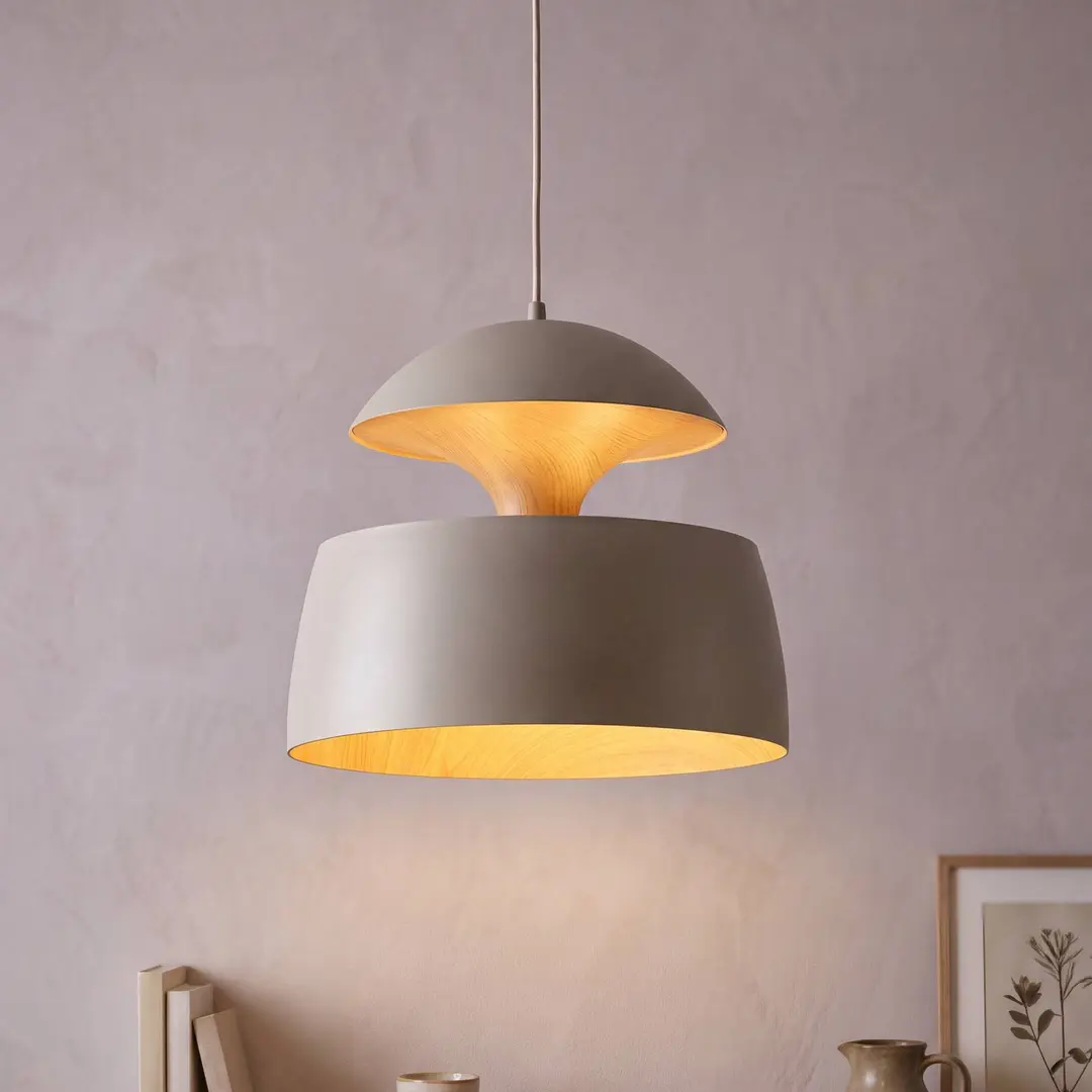 OSRAM Hängeleuchte Decor Hazel, beige, Ø 40 cm, Metall, E27