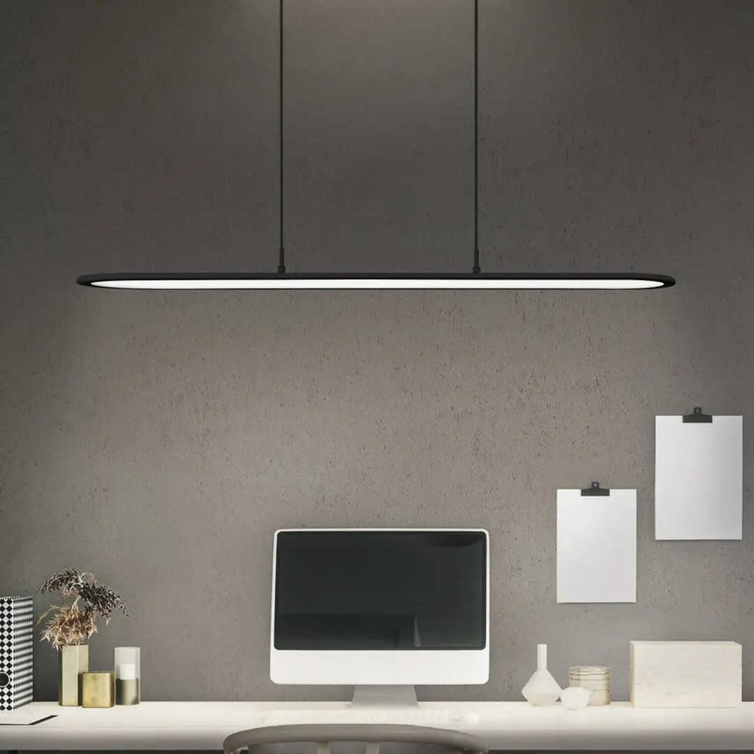 OSRAM LED-Pendel Office line Panel Ellipse schwarz 940 DIM